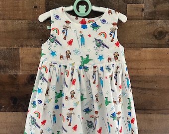 knee length dresses for ladies Girls Horse Dress Rainbow Stripe | Jersey Dress Flowers main image 0