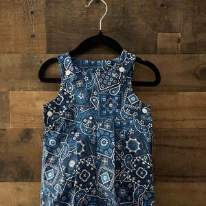 Blue bandana romper online