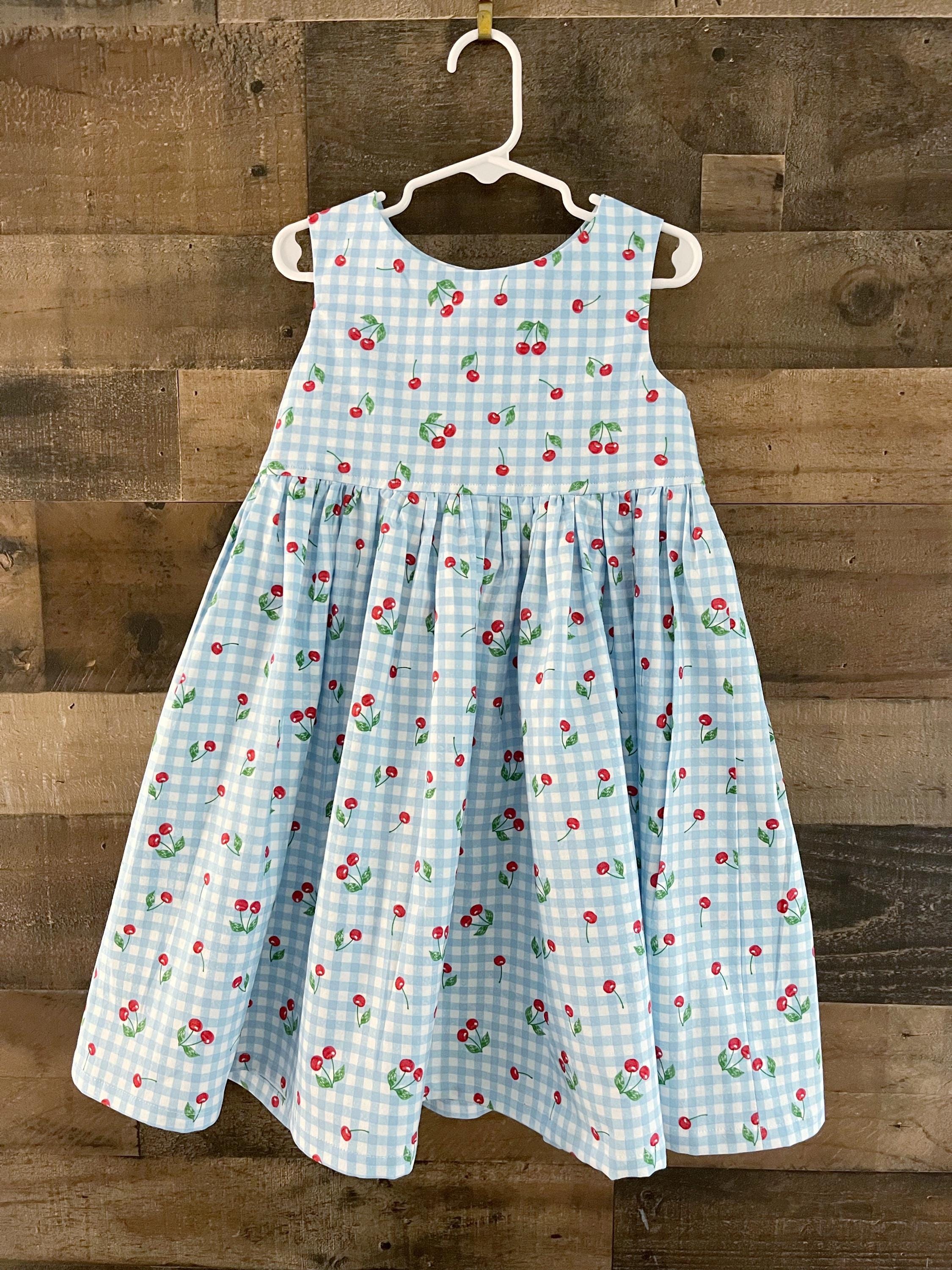 Gingham Cherry Dress - Etsy