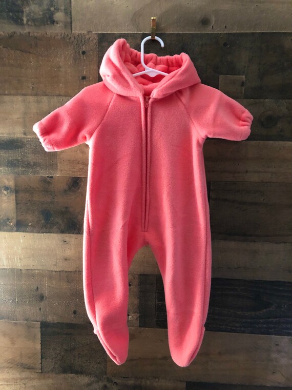 Baby girl fleece jumpsuit hotsell