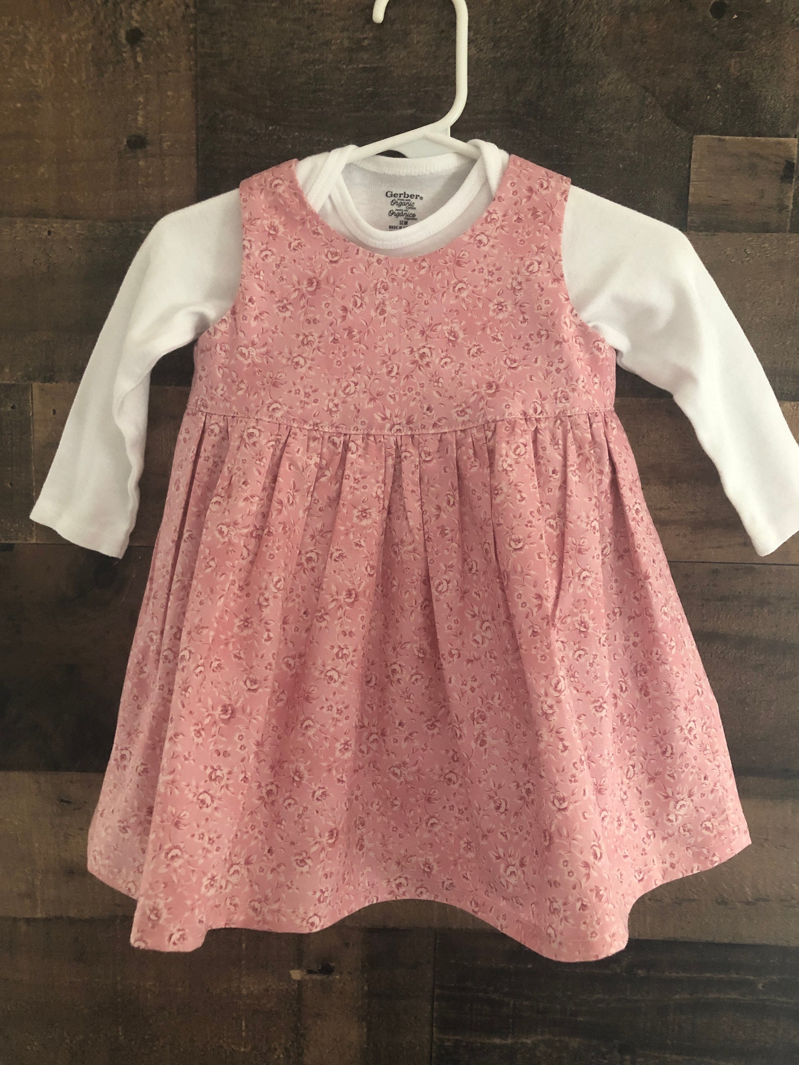 Vintage Pink Floral Baby Dress. Toddler Dress. Etsy