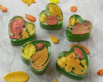 Set of 3-12pcs Autumn Mini Soaps, Wedding / Shower Favors, Souvenir Soap, Thank You Gifts, Guest Soap Favors, Handmade Soap