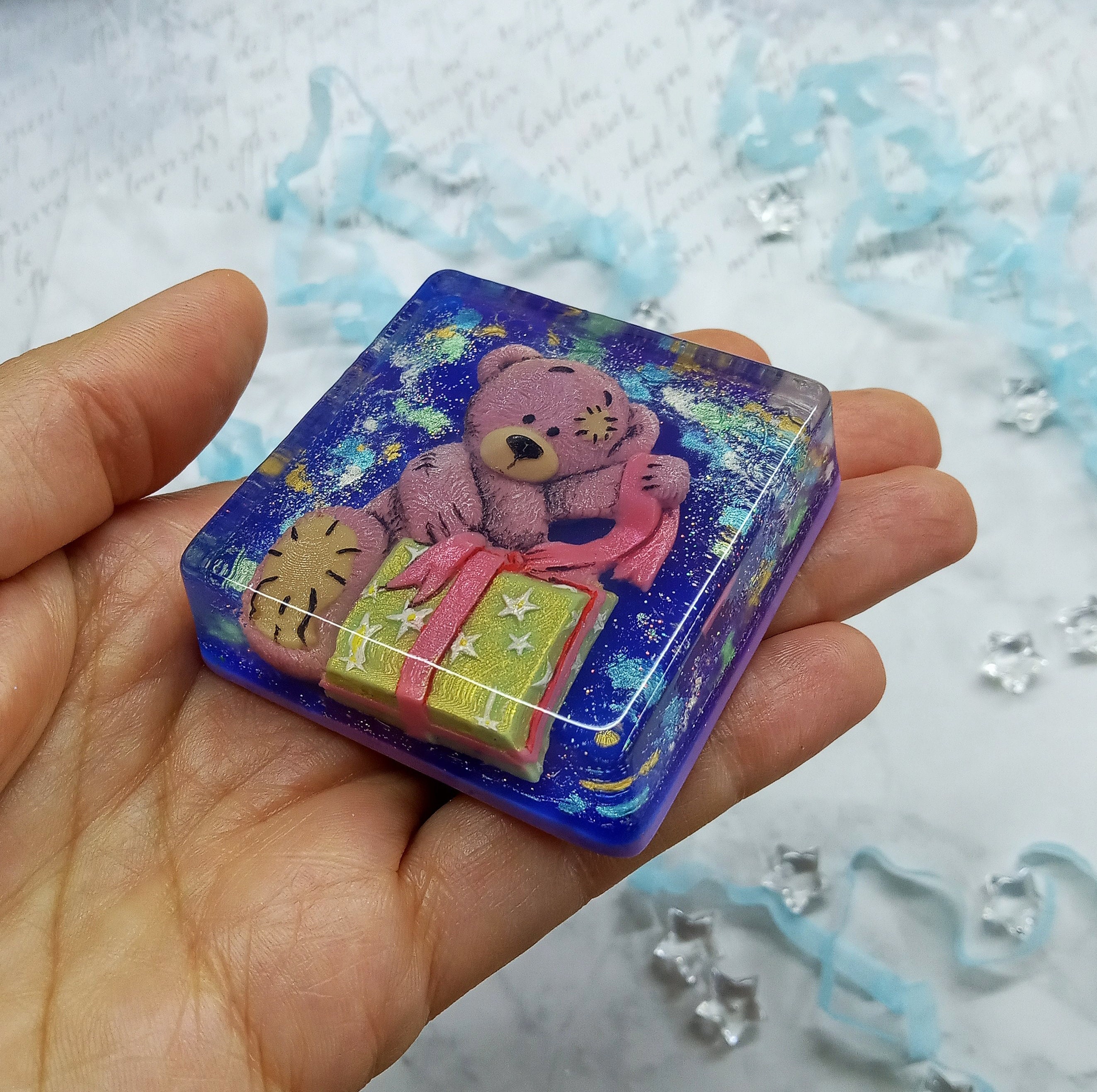 Teddy Bear Soap 3D Teddy Bear Soap Handmade Soap Natural Etsy