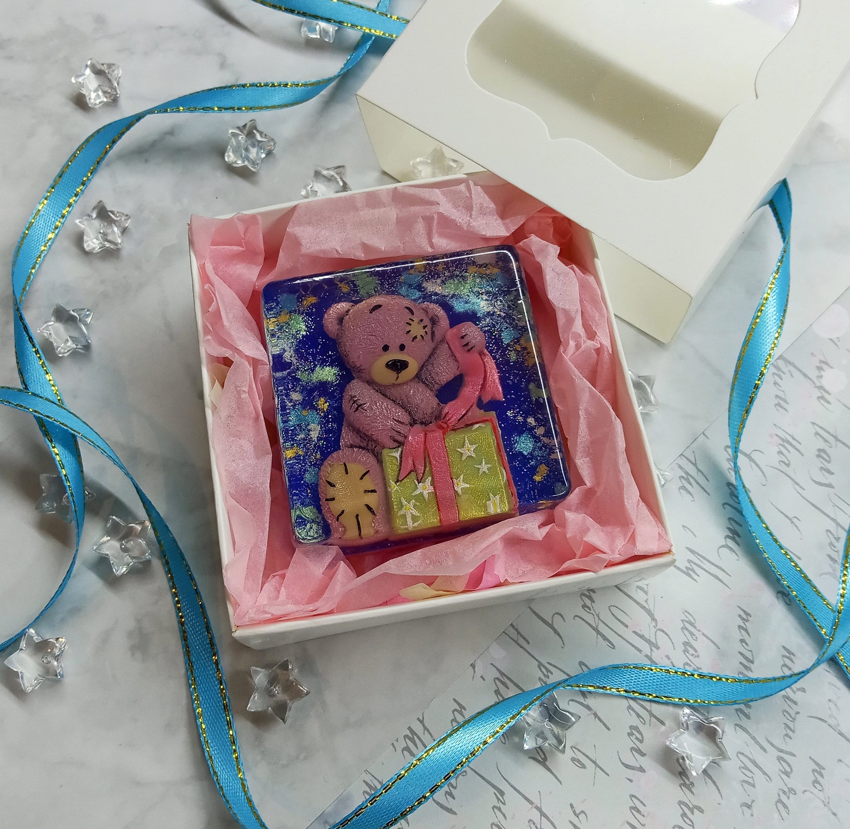 Teddy Bear Soap 3D Teddy Bear Soap Handmade Soap Natural Etsy