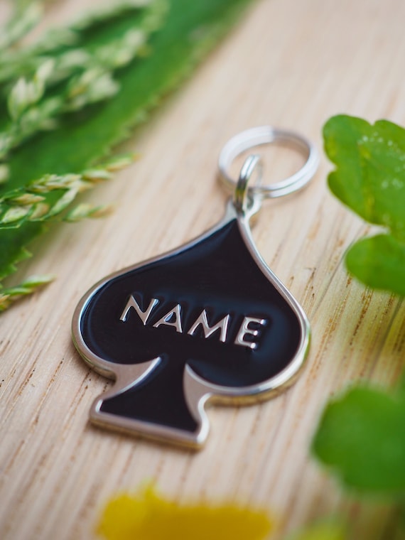 ace of spades dog tag