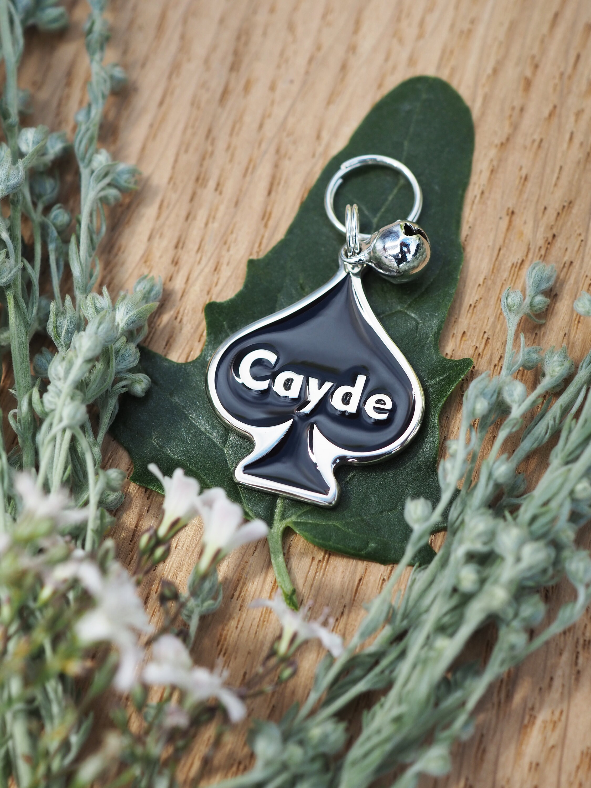 Ace of Spades Personalized Pet Tag Custom Dog Tag Cat Tag Cat Etsy