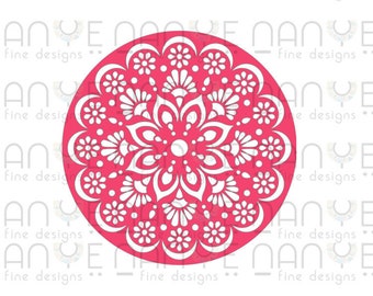 Mandala Dxf, Mandala, SVG, Yoga SVG, Mandala Cut File, Spiritual, Sacred Symbols, Laser Cut Wall Art, Boho SVG, Mandala, Geometric Design