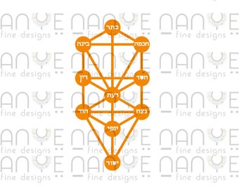 Kabbalah SVG, Jewish Svg, Hebrew Svg
