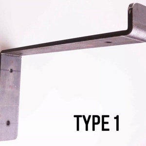 Type 1 raw steel brackets