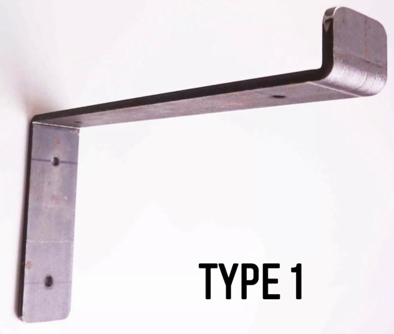 Type 1 raw steel brackets