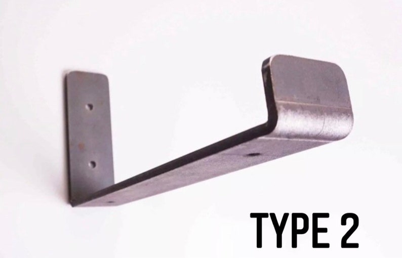 Type 2 raw steel brackets