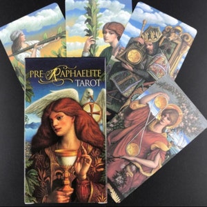 Tarot préraphaélite | Guide numérique | Jeu de cartes | Tarot divinatoire