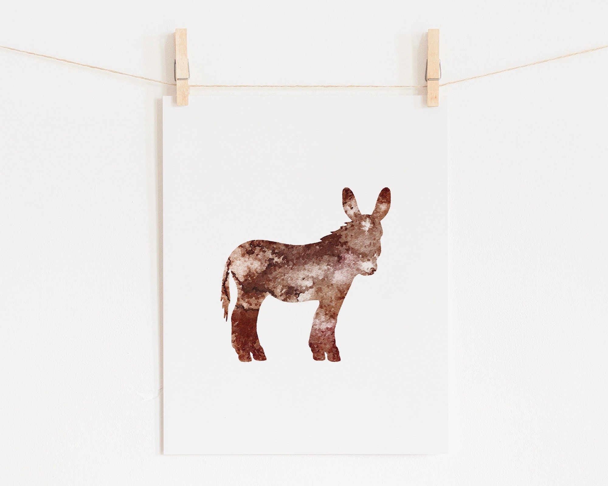 Farm animals printable wall art set of 6 prints farmhouse | Etsy