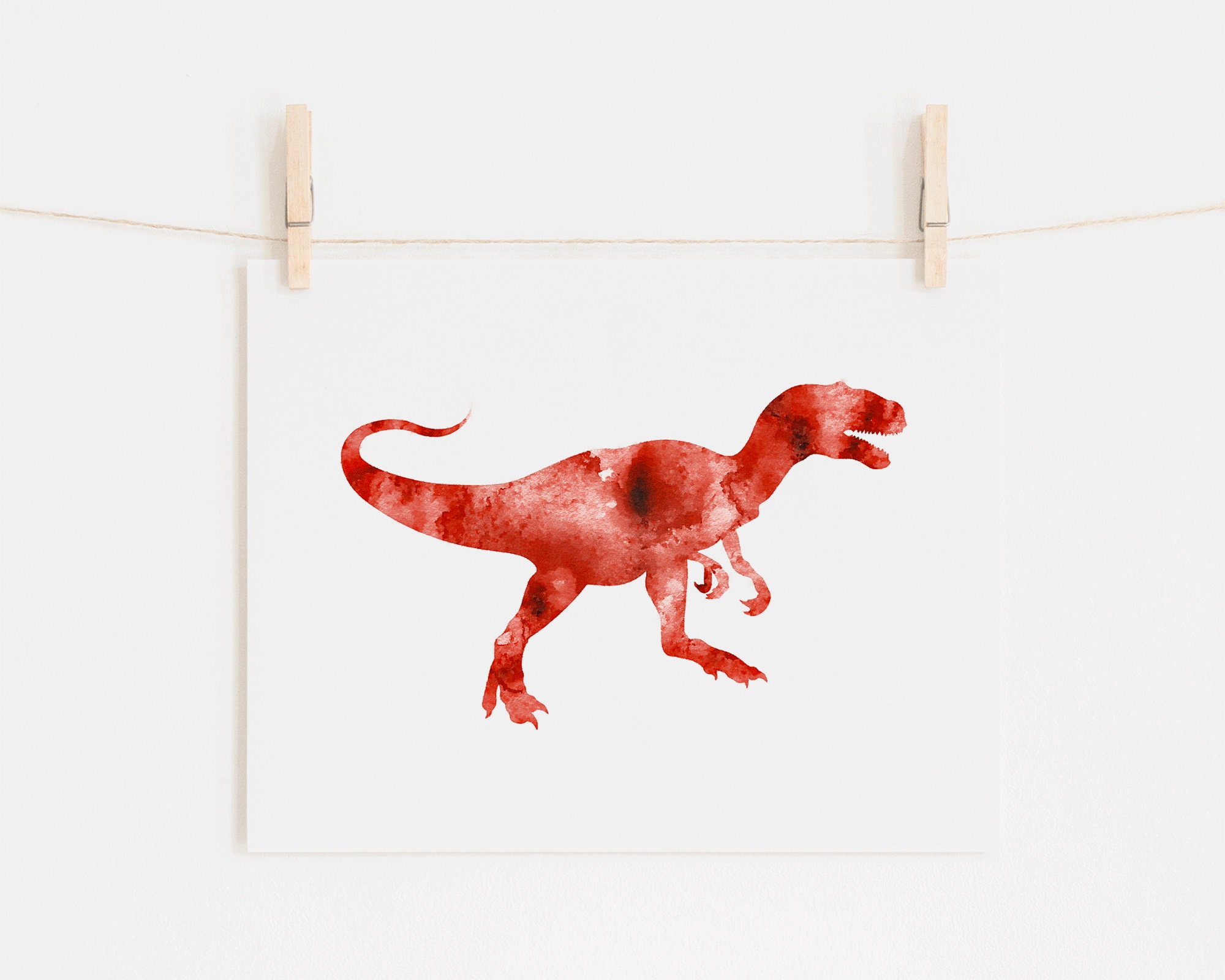 Dinosaur Wall Art Set of 9 Prints Dinosaur Nursery Decor Etsy Australia
