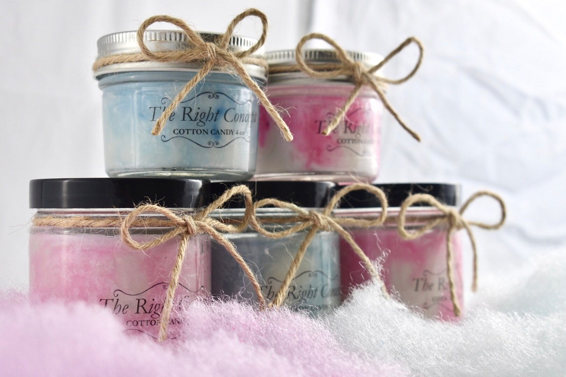 Cotton Candy 4oz or 8oz Soy Candle / Cotton Candy Scent / Soy Etsy