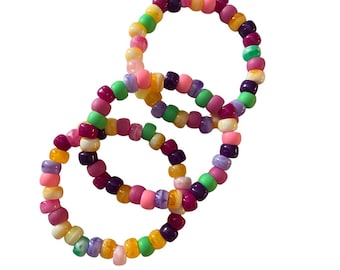 Confetti Pony Bead Bracelet