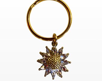 Mini Sunflower Keychain