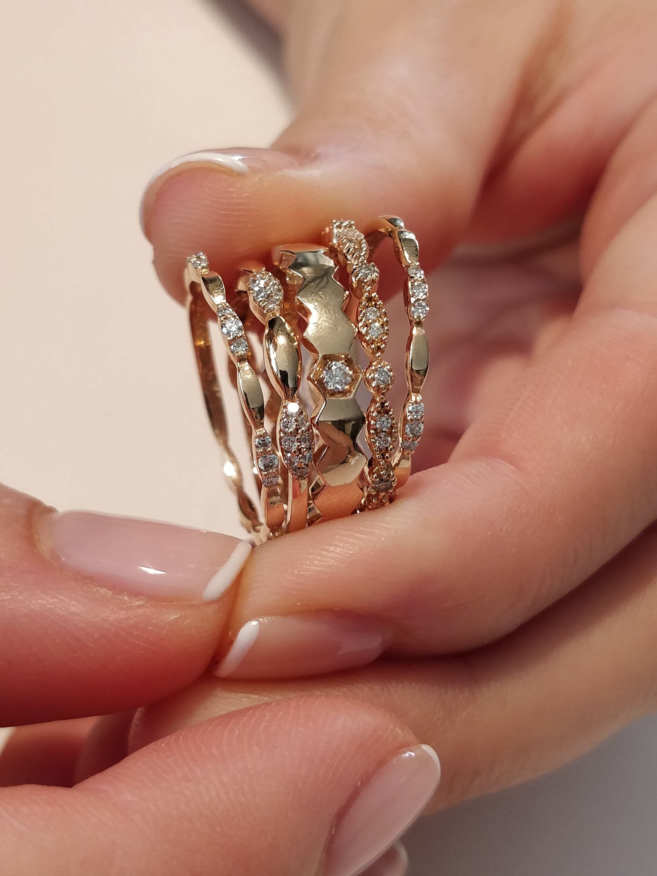 Mismatched wedding bands his and hers online
