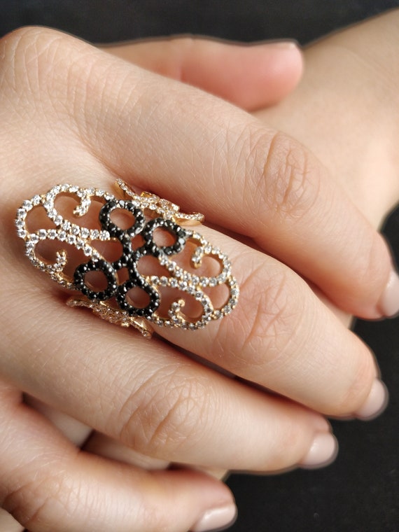 Rose gold deals swirl ring