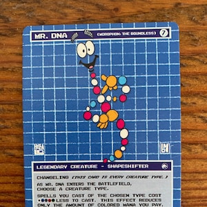 Mr. DNA - Magic the Gathering Proxy Card (based on Morophon, the Boundless)