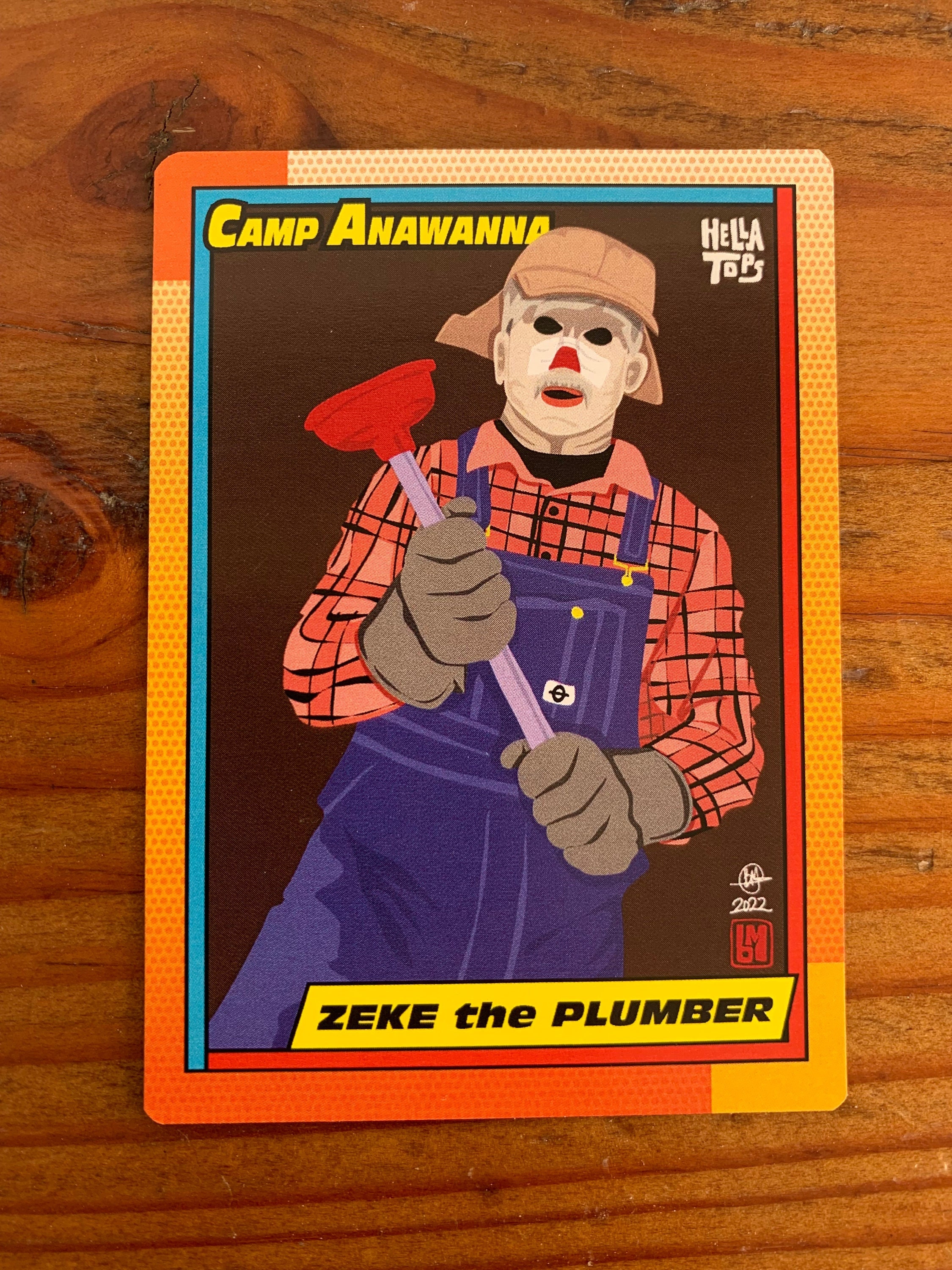 Hella Tops #1 - Zeke the Plumber - Trading Card - Etsy