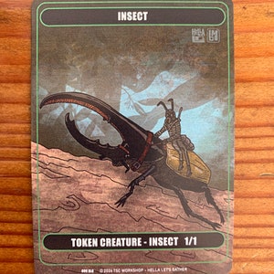 Insect Token Creature - Magic the Gathering Proxy Card