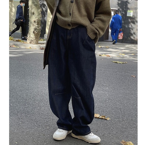 【デニム】 【INTÉRIM】DENIM 1-TUCK BAGGY SLACKS のインディ