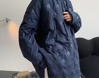 YOcheerful Women Down Coat Down Jacket Warm Vintage Outwear Blouse Hooded Coat Cardigan Puffer Coat Top YOcheerful Women Down Coat Down Jacket Warm Vintage Outwear Blouse Hooded Coat Cardigan Puffer Coat Top