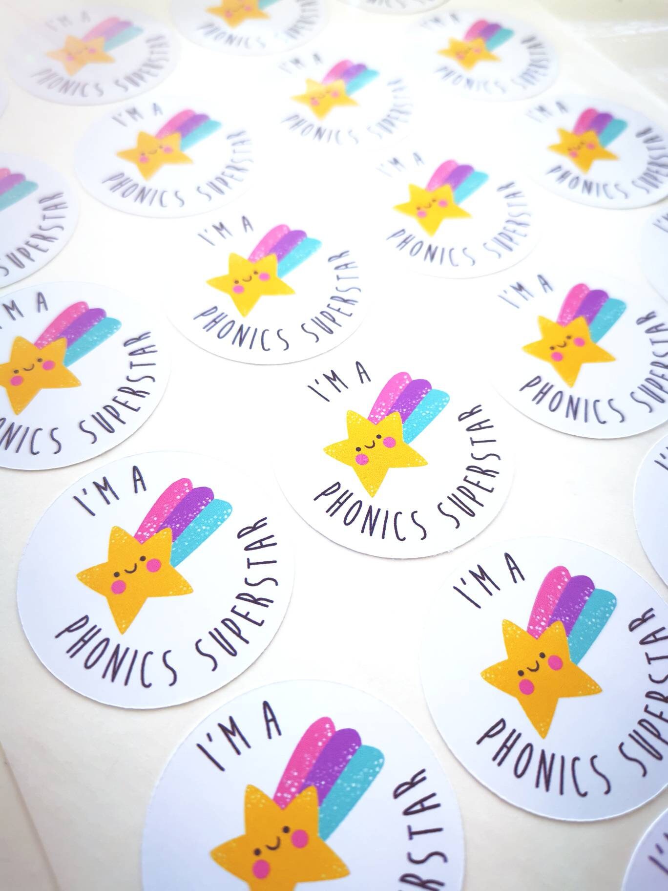 Custom Teacher Stickers Reward Stickers Well Done Sticker Etsy