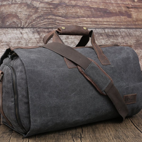 Canvas Duffel Bag Etsy