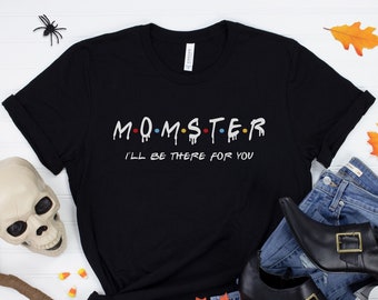 Momster Shirt, Funny Halloween Shirt For Mom, Halloween Tshirt, Halloween Mom Shirt, Halloween Outfit For Mom, Mom Tee, Mom Gift