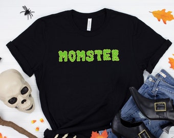 Momster Shirt, Halloween Shirt, Momster Halloween Shirt, Mom Halloween Shirt, Funny Halloween Shirt, Fall Shirt, Halloween Shirt For Women