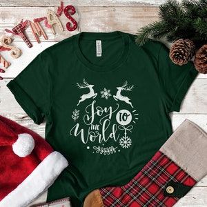 Joy To The World Shirt, Christmas Shirt, Christmas Family Shirt, Christmas Party Shirt, Holiday T Shirt