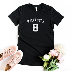 Maccabees 8, Women's Slim Fit, Hanukkah Shirt, Maccabees Shirt, Jewish Holiday T Shirt, Jewish Shirt, Hanukkah Story, Runs Small