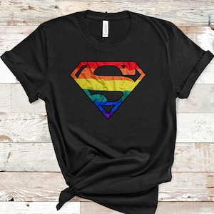 Gay superman t shirt top
