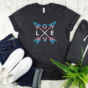 Trans Pride Love Shirt, Trans Ally Shirt, Transgender Tshirt, LGBT t shirt, Lgbtq Pride, Trans Rights, Human Rights Tee, Equality