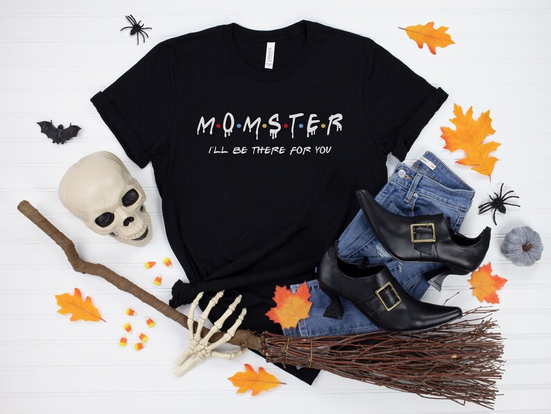 Momster Shirt Funny Halloween Shirt for Mom Halloween Etsy