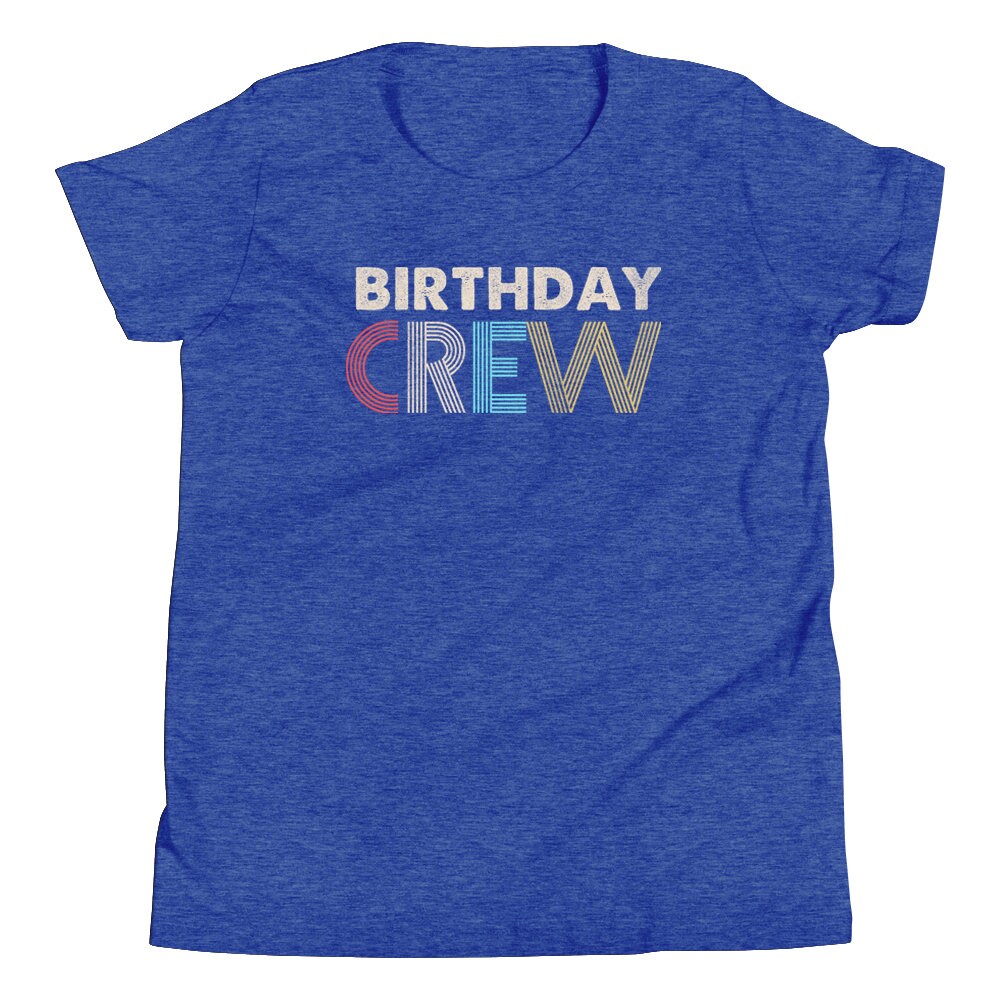 Kids Birthday Crew Shirts Birthday Party T Shirts Birthday Etsy