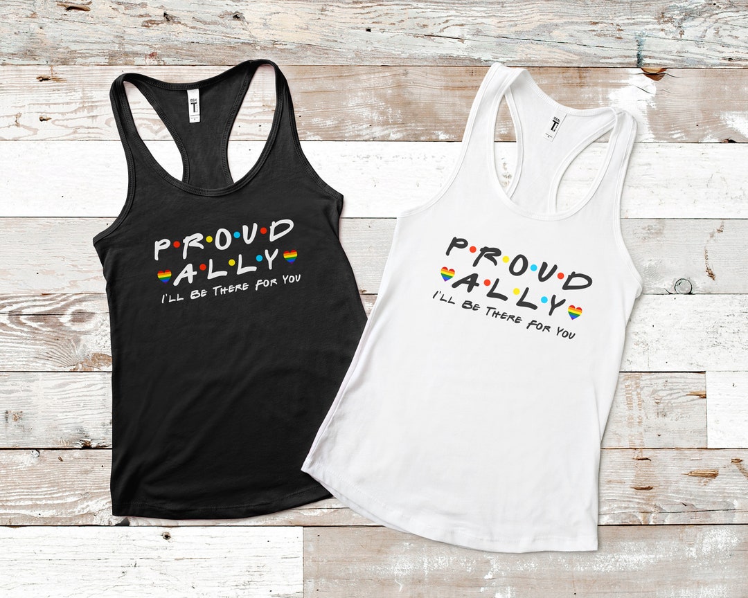 Proud Ally Tank Top, Pride Tank Top, LGBT Tank Top for Ally, Pride