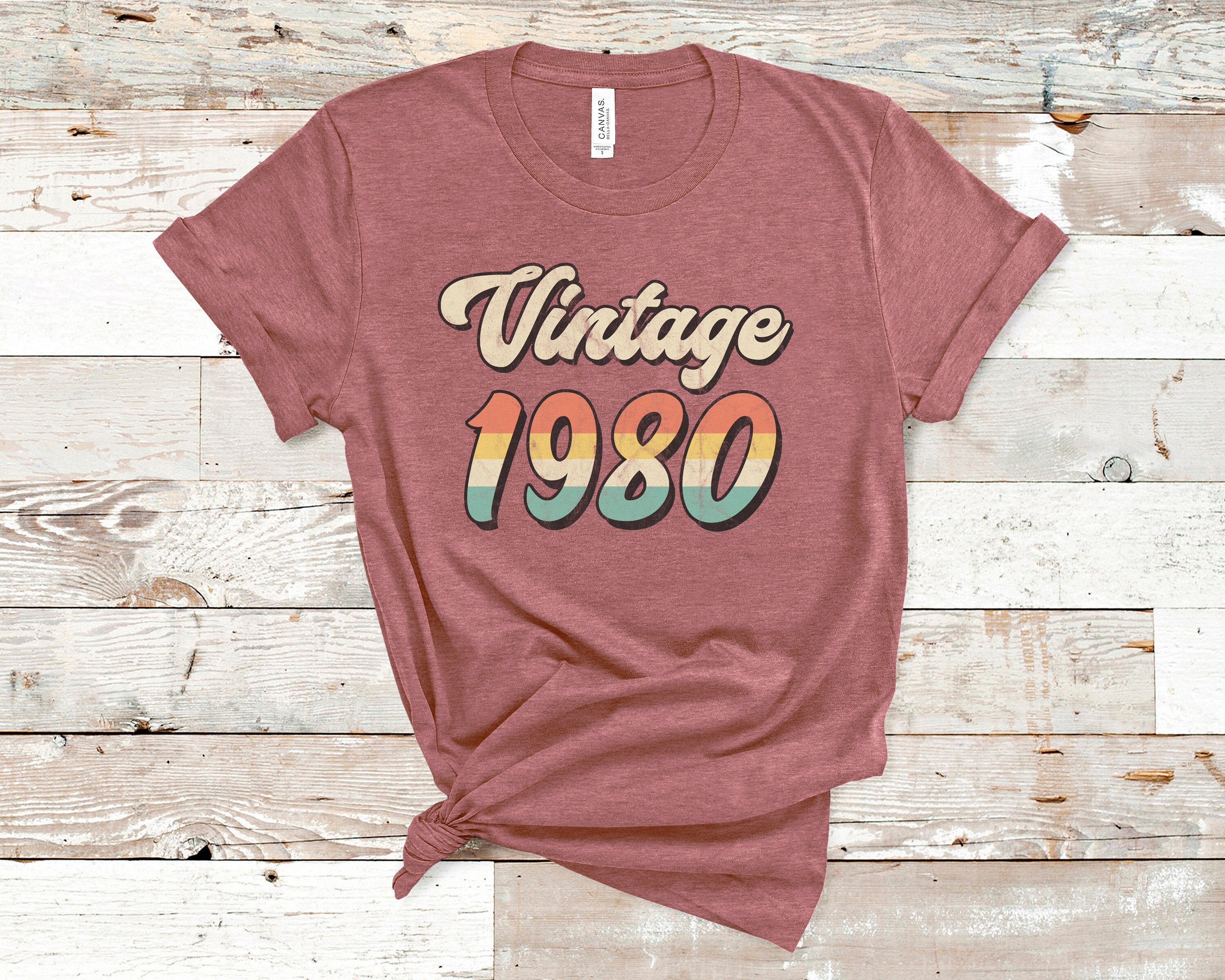 Vintage 1980 Shirt Retro Style 42nd Birthday 42nd Birthday Gift