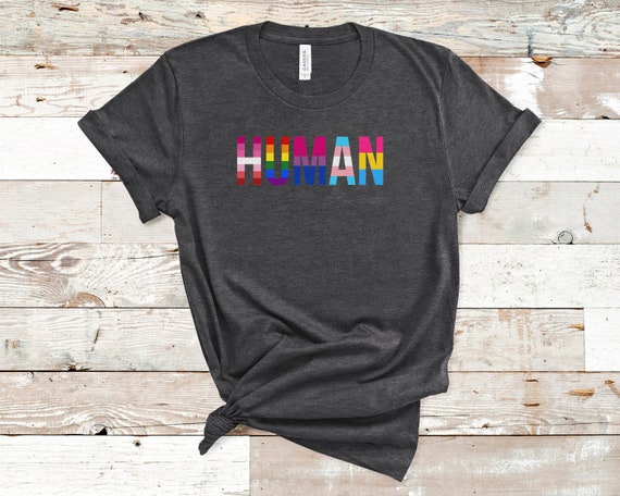 LGBTQ T Shirt, Human LGBTQ Shirt, Gay Pride Human Tee, LGBT T Shirt, Gift  for Lgbtq, Pride T Shirt, Lgbtqia2s+ Shirts, Lgbt Pride Tee - Etsy Canada