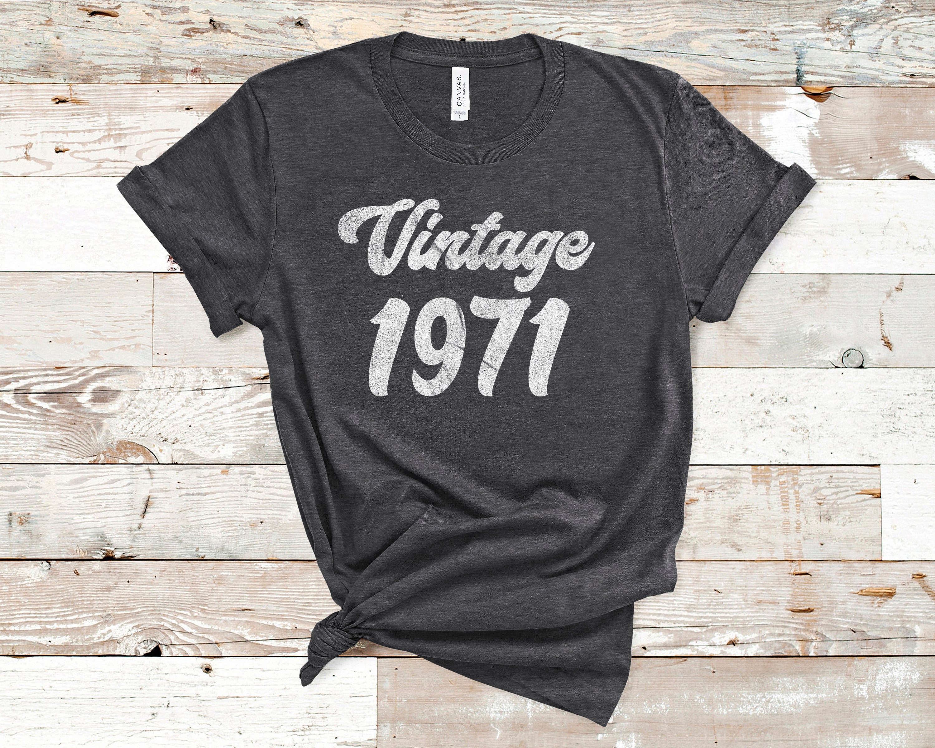 Vintage 1971 Shirt 50th Birthday Shirt 50th Gift For Dad | Etsy