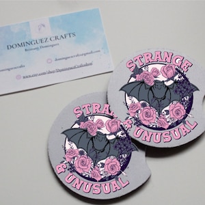 Spooky car coasters