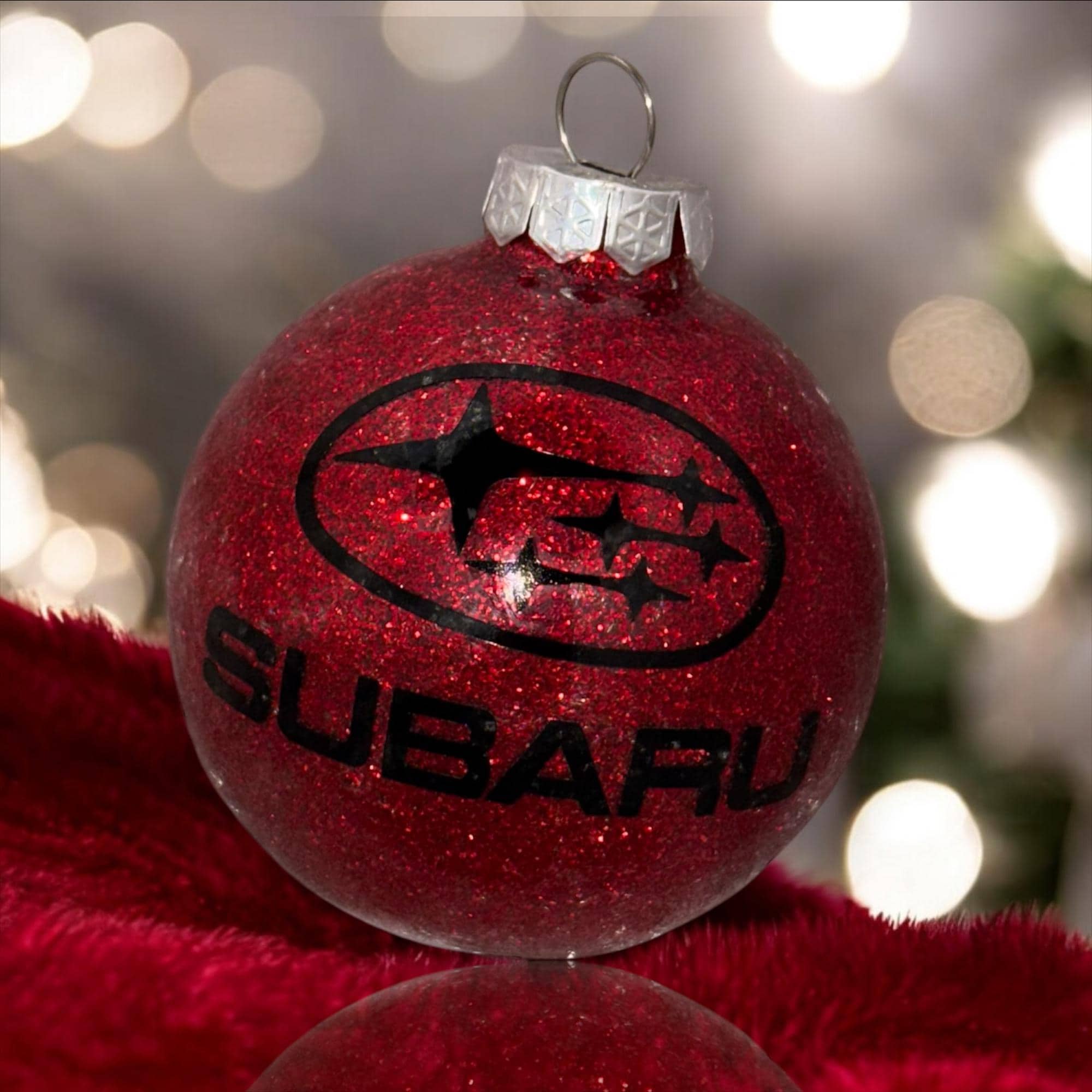 Subaru glass Ornament Etsy
