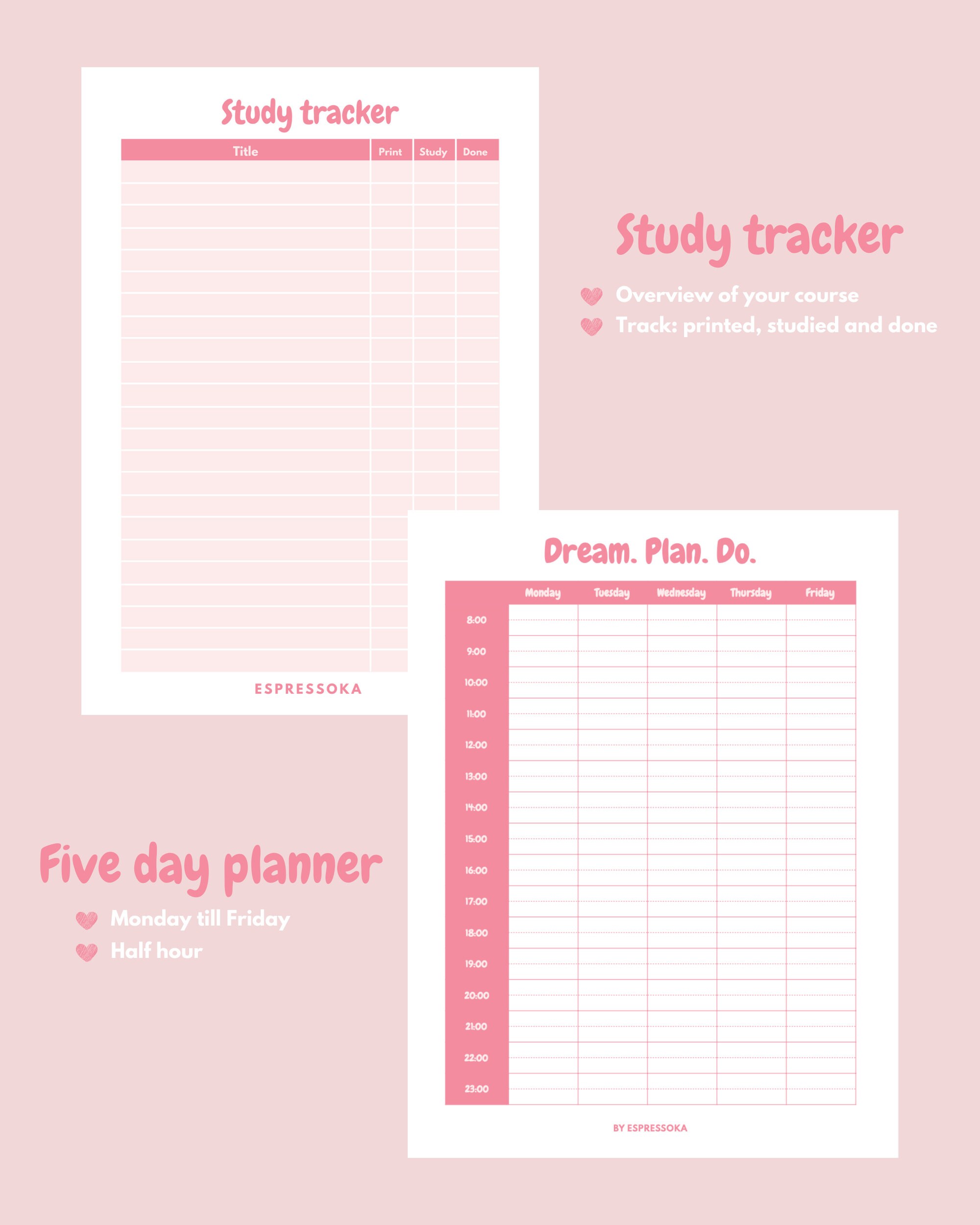 LEVEL UP PLANNER // Study Planner, Weekly, Monthly, Year Planner - Etsy