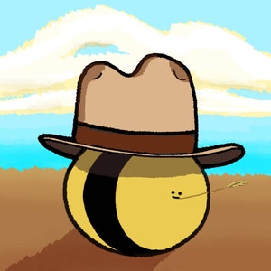 Cowbee (Country Bee) -- PRINTS, Various sizes