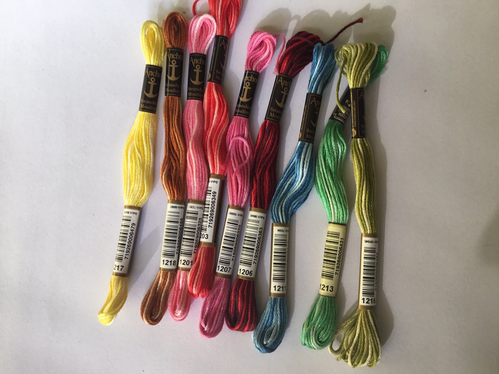 Anchor embroidery threads Category 15 Varigated | Etsy