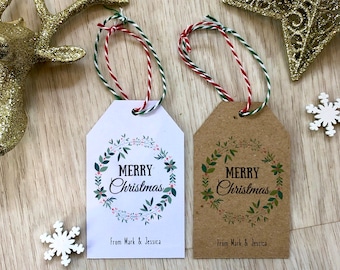 Christmas gift tags | Etsy UK