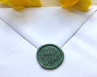 With Love Self-Adhesive Wax Seal