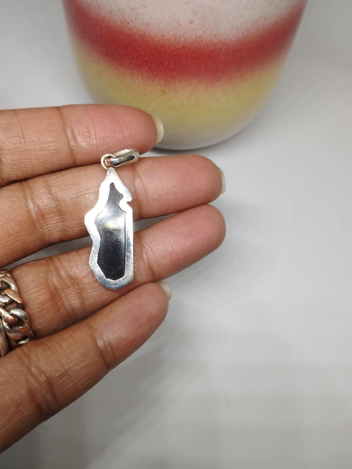 Pendentif Madagascar En Argent Fin - SoaBoutik - Neuf Avec étiquettes